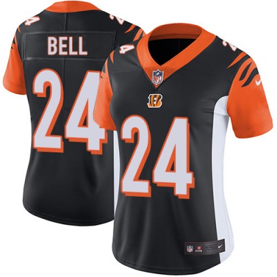 Nike Cincinnati Bengals #24 Vonn Bell Black Team Color Women's Stitched NFL Vapor Untouchable Limited Jersey